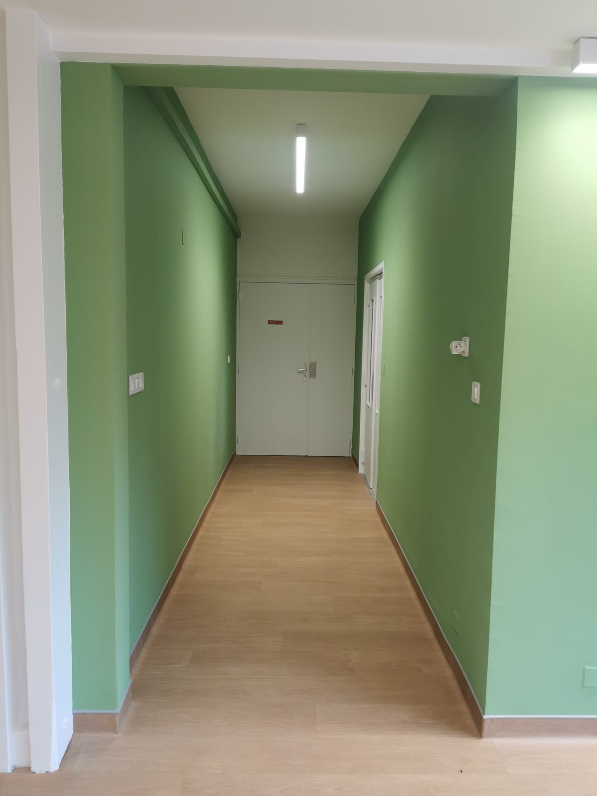 Centre de loisirs de la Forêt de Bouconne — En fin de chantier