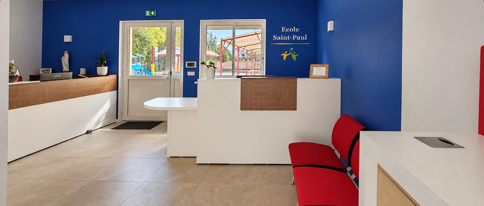 École Saint-Paul — l'accueil rénové