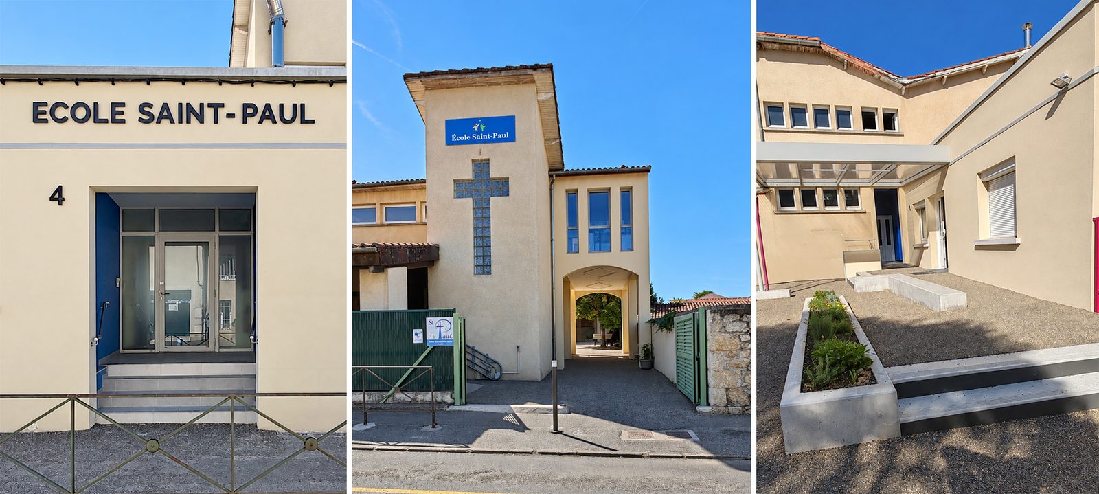 OGEC École Saint-Paul — Auch — Les façades sur rue, après travaux