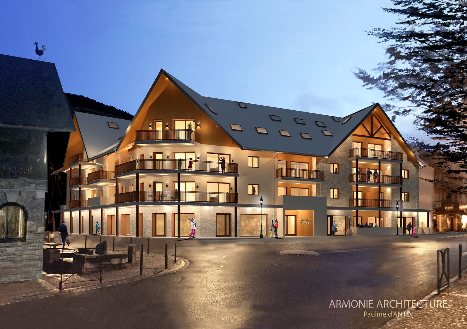 Résidence Les Terrasses Fleuries — Image de conception