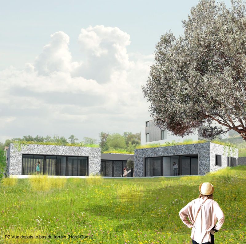 Maison dans la colline
